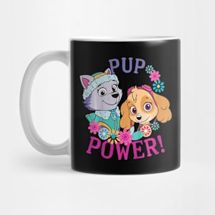 Girl Power With Flowers Mug